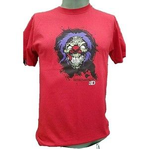 Rotting Flesh Factory Haunted House Red T-Shirt Size M Psycho Clown Horror